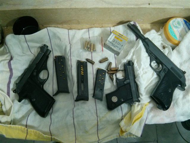  Ercolano, carabinieri sequestrano 3 pistole e 400 cartucce