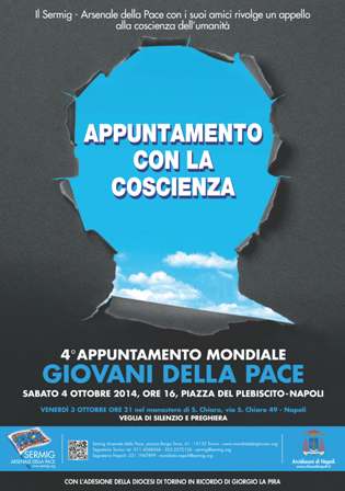  Napoli, sabato il meeting internazionale “Giovani della Pace”