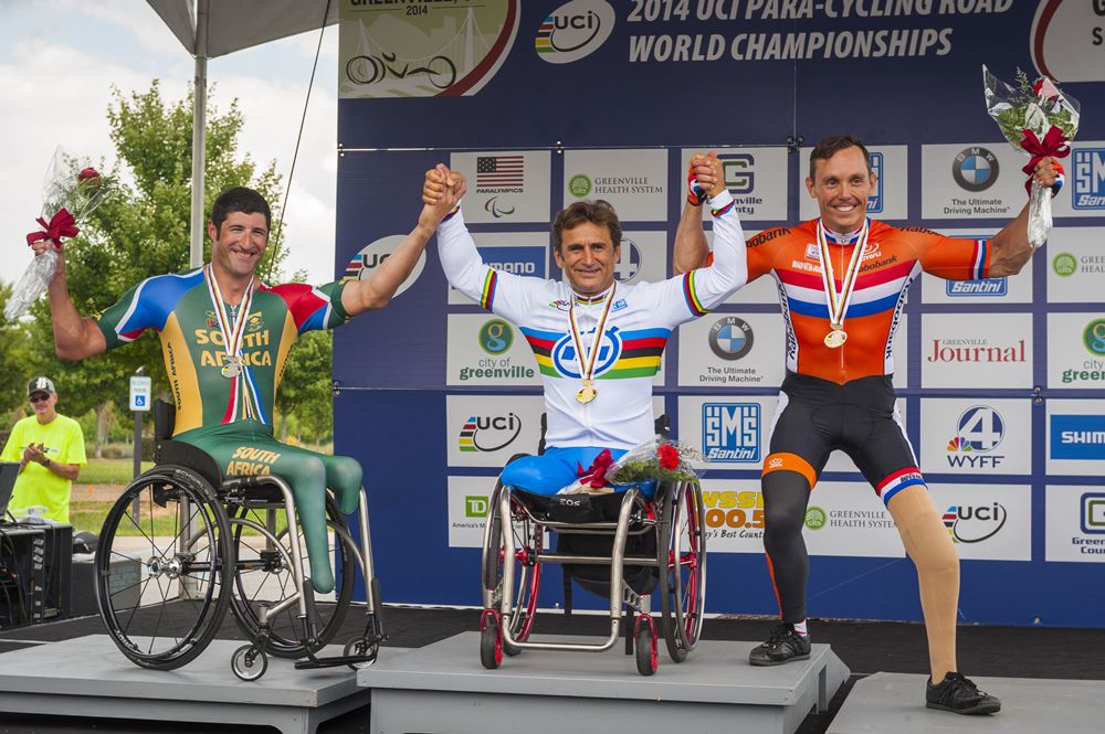  Successo per Alessandro Zanardi al Para-Cycling World Championships