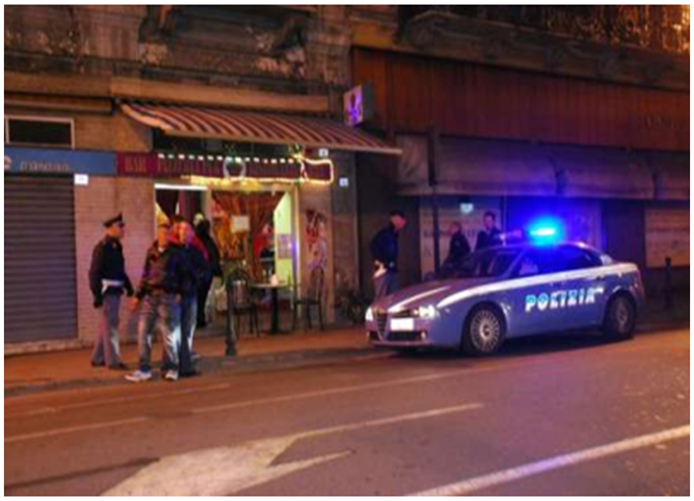  Tentato  furto in  un bar, tre giovani  bloccati dalla polizia