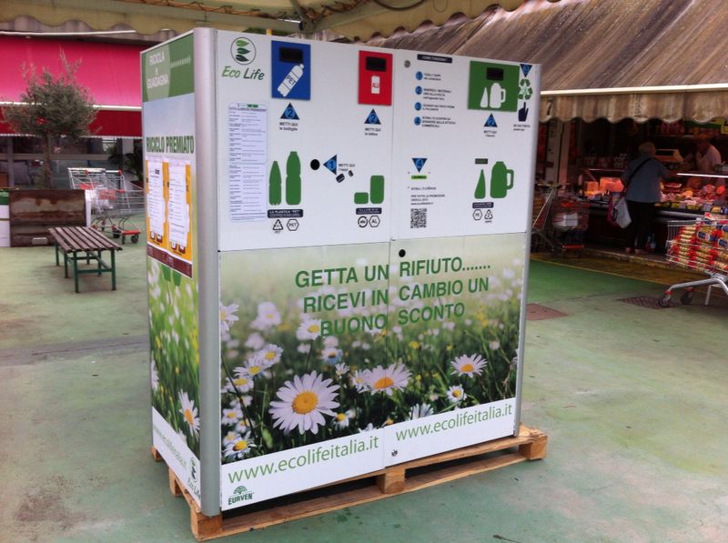  A Roma installato un nuovo riciclatore incentivante a Casal de’ Pazzi