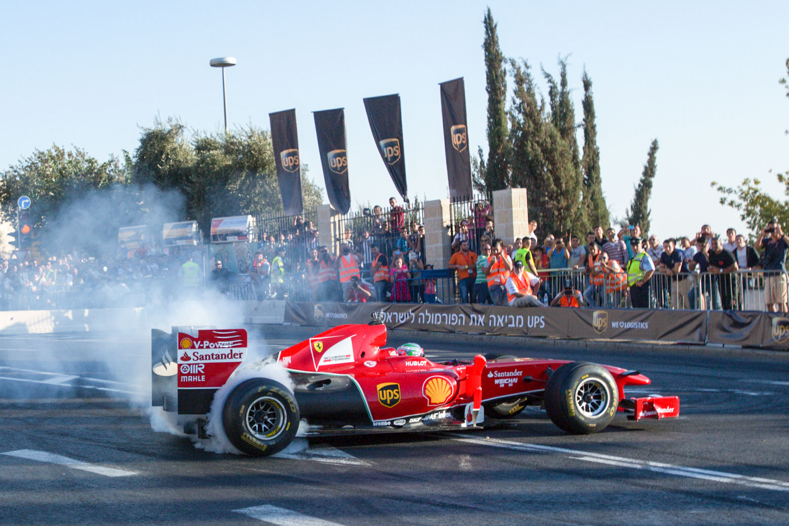  Jerusalem Formula Road Show, la Scuderia Ferrari a Gerusalemme