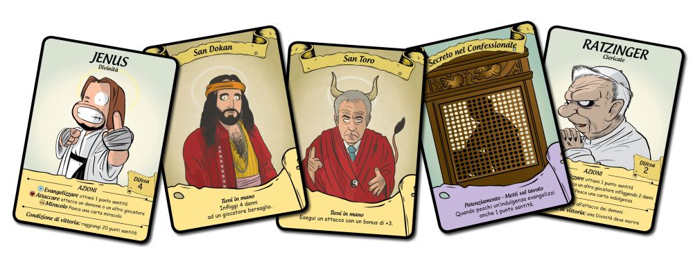  In uscita “Jenus – Il Gioco”: l’ironico gioco di carte tratto dall’omonimo fumetto
