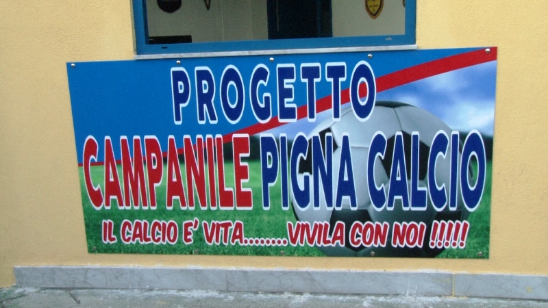  Pianura: parte il progetto Campanile Pigna Calcio – FOTO + VIDEO