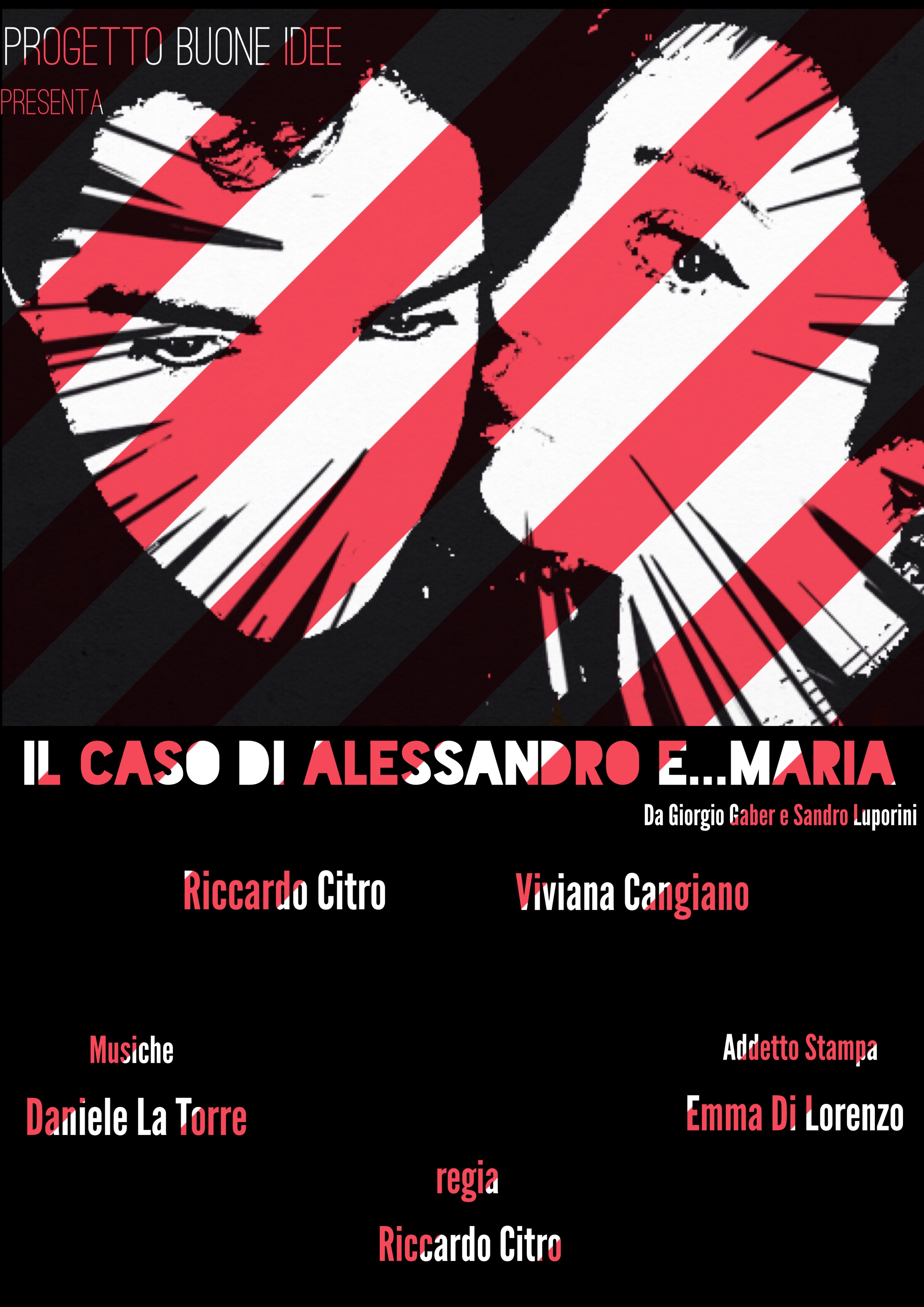  “Il caso di Alessandro e … Maria” di Gaber al Circolo Teatro Arcas