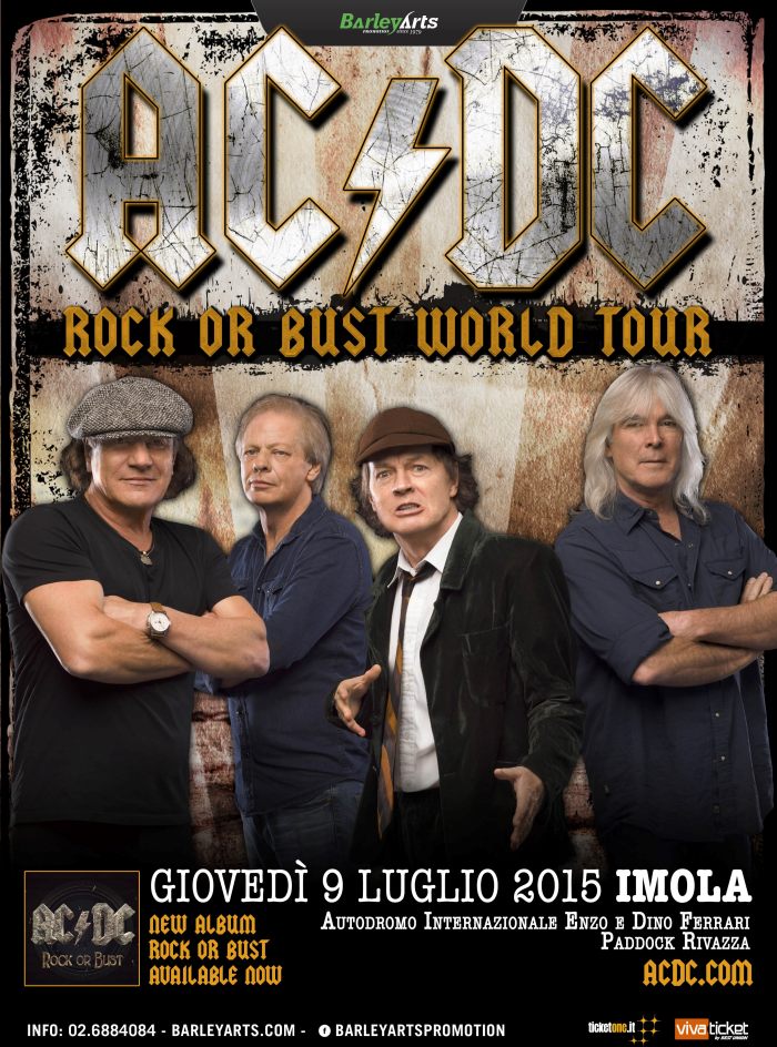  AC/DC tornano live in Italia per un unico grande concerto-evento il 9 luglio a Imola