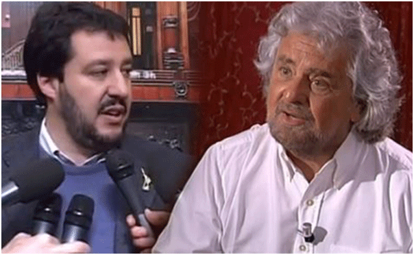  Tra Grillo e Salvini c’è chi scende e chi sale