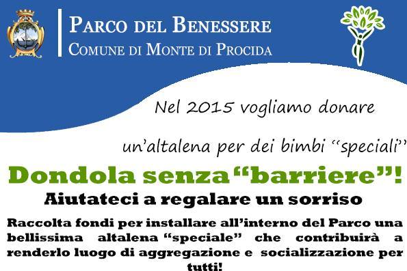  L’Associazione “Vivere Monte di Procida” presenta il progetto “Dondola senza barriere”