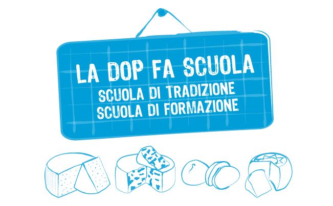  Asiago, Gorgonzola, Mozzarella  e Pecorino Sardo uniti per il progetto “La DOP fa scuola”
