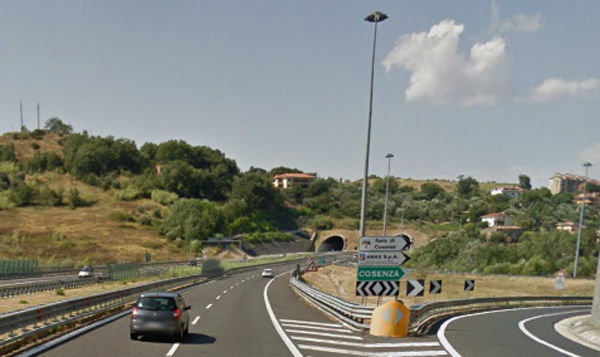  Anas, limitazioni al traffico sull’A3 tra Cosenza Nord e Cosenza, in direzione sud