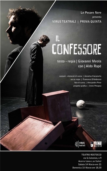  In scena al Teatro Rostocco di Acerra “Il Confessore” di Giovanni Meola