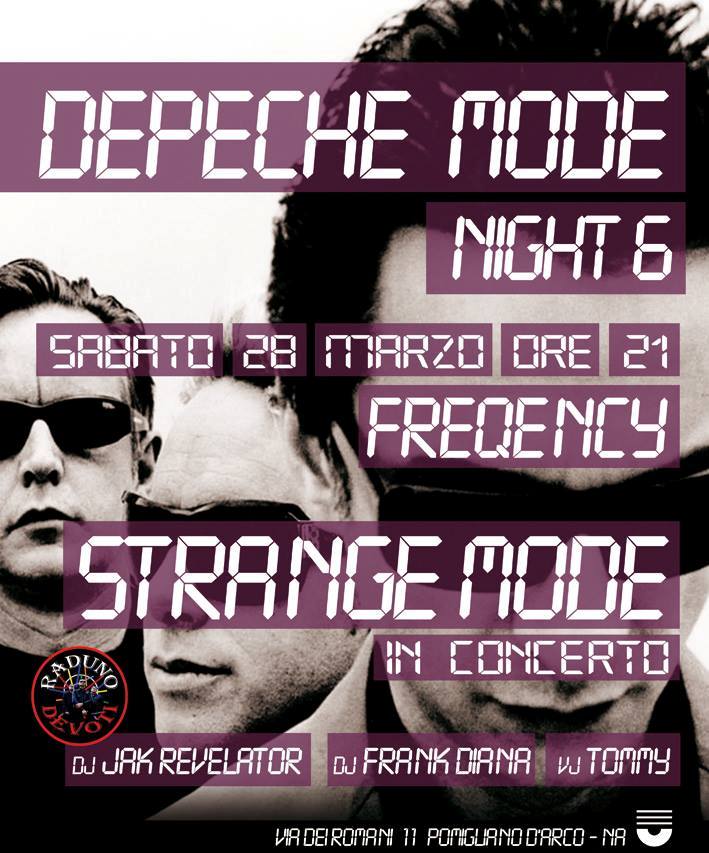  Al Frequency di Pomigliano D’Arco la sesta Depeche Mode Night