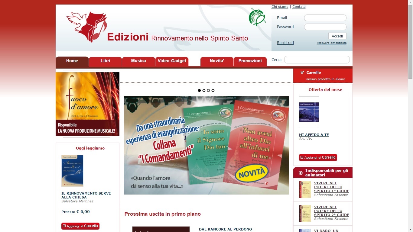  Online il nuovo negozio elettronico delle Edizioni RnS
