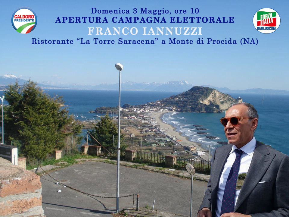  Domenica a Monte di Procida Franco Iannuzzi apre la campagna elettorale