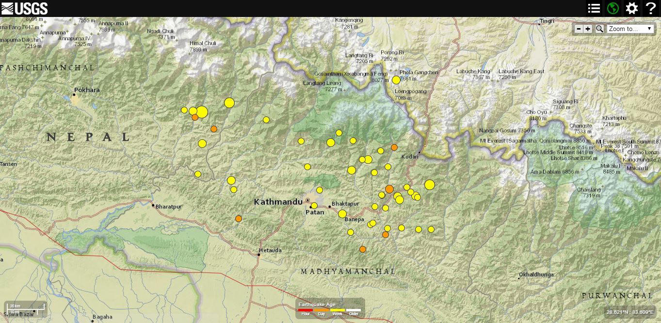  Terremoto in Nepal, ecco il quadro sismologico ai piedi dell’Himalaya