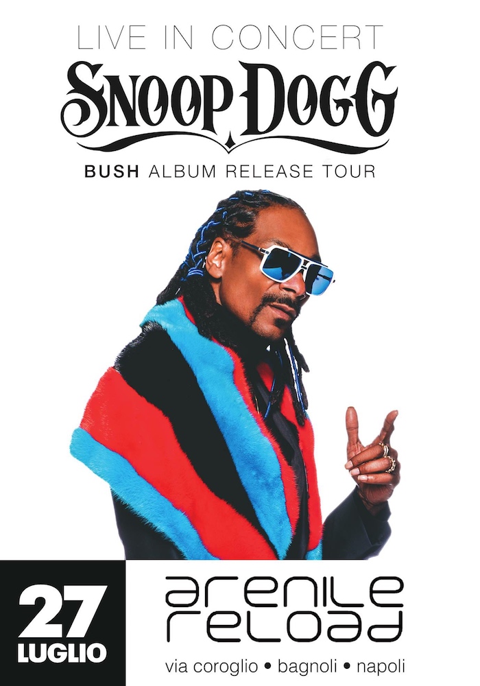  Snoop Dogg live in esclusiva a Napoli il 27 luglio 2015 all’Arenile Reload – VIDEO
