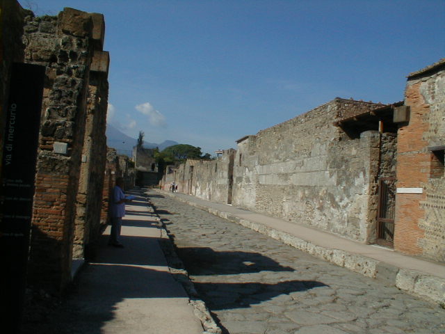  Scavi di Pompei: chiusura via di Mercurio per i lavori del Grande Progetto