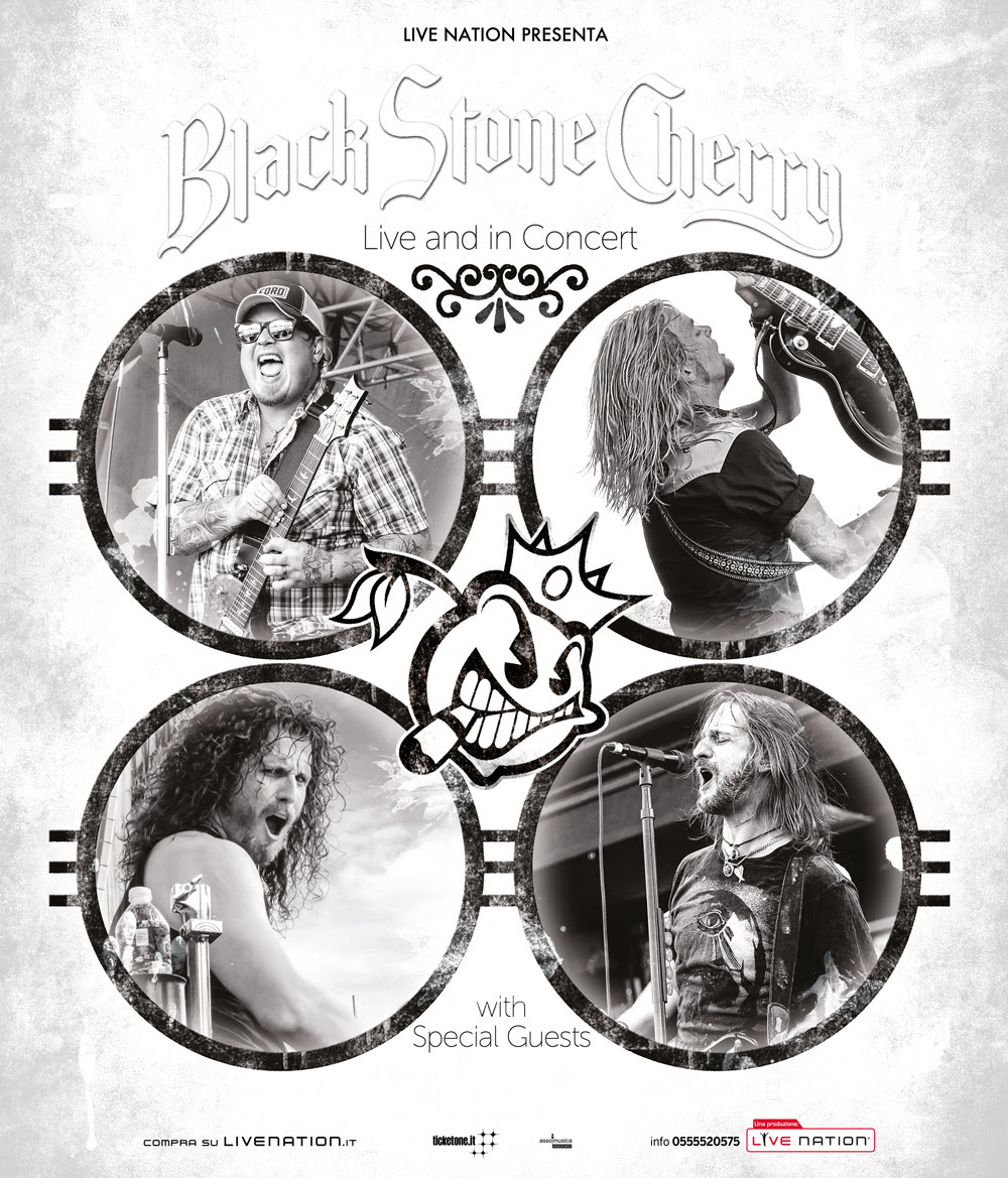  Black Stone Cherry dal vivo in Italia al Live Club di Trezzo sull’Adda