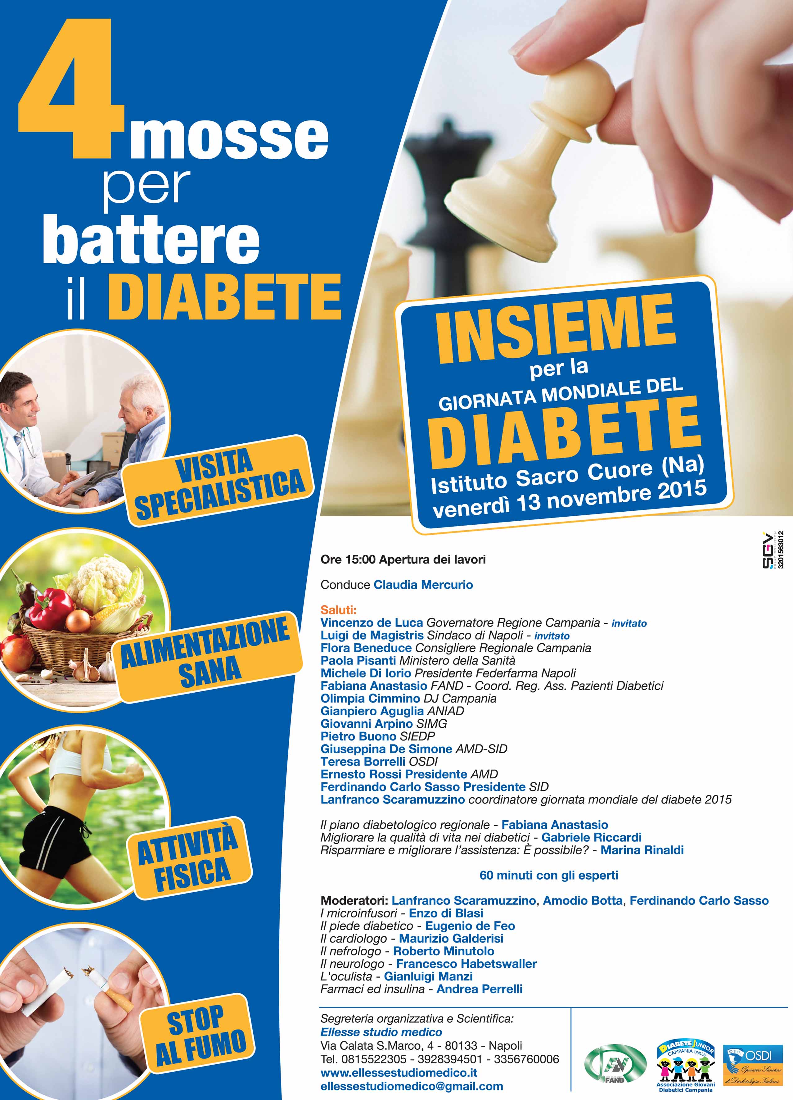  Napoli, incontro dibattito sulla giornata mondiale del diabete
