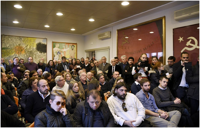  Primarie PD a Napoli, Antonio Bassolino inaugura il comitato elettorale alla fondazione Chiaromonte – VIDEO