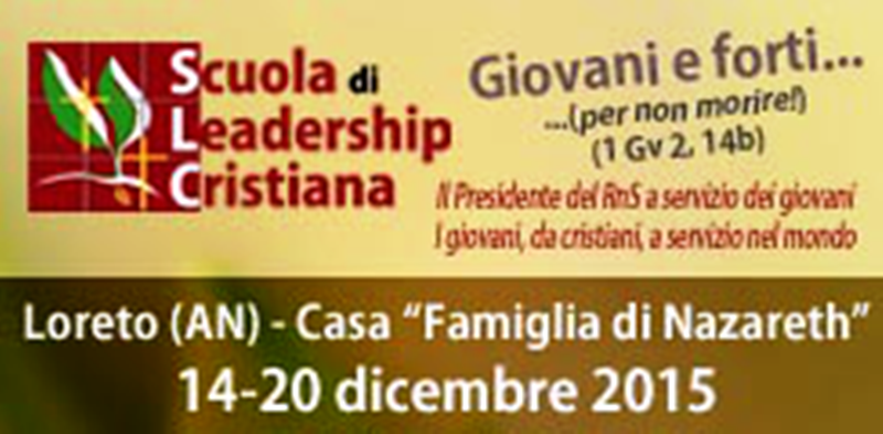  RnS, da oggi Scuola leadership cristiana per Giovani a Loreto