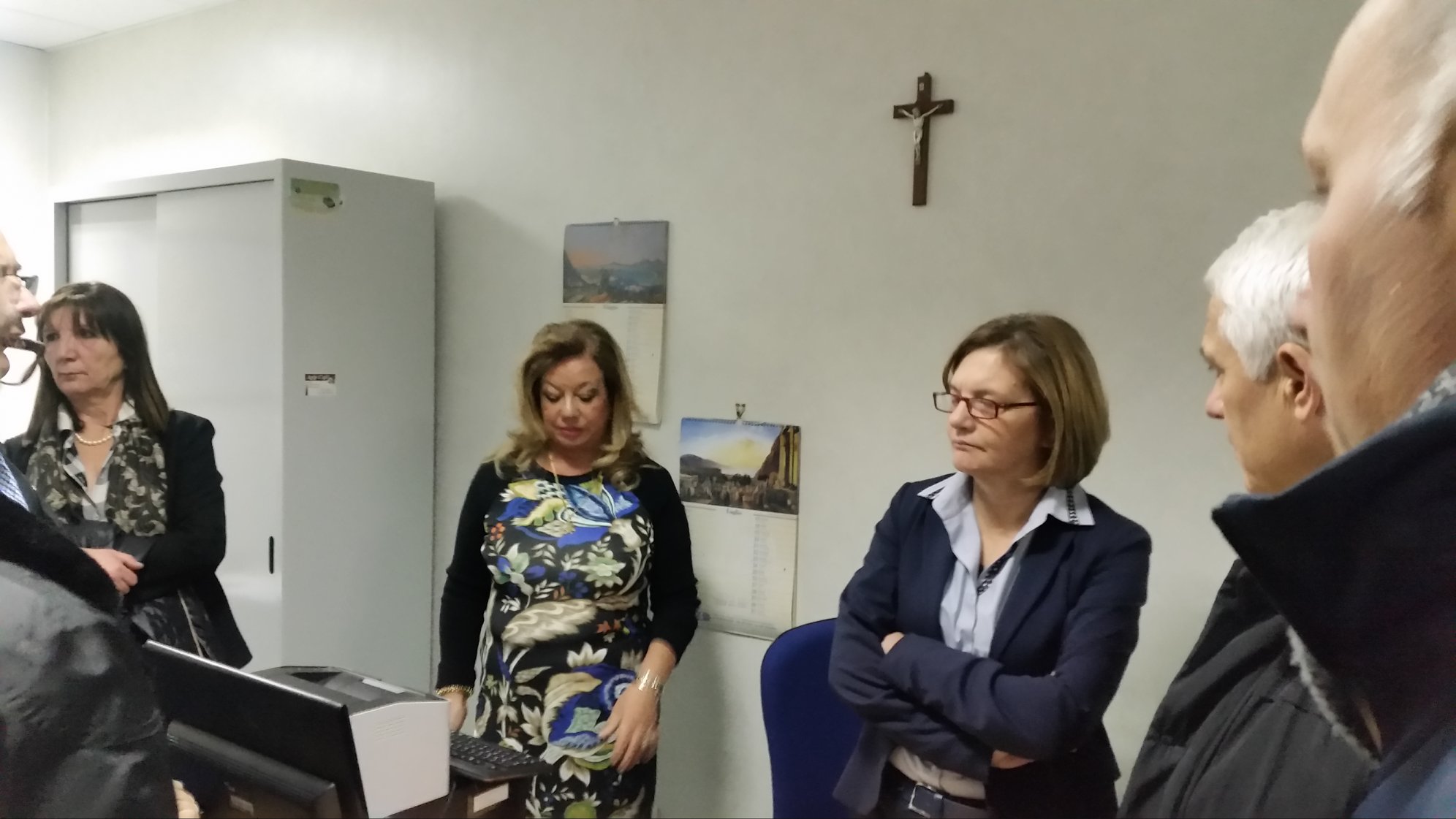 La Beneduce (FI) in visita al San Leonardo con il commissario straordinario Costantini