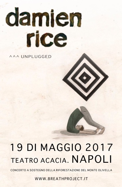  Damien Rice, Charity Show il 19 Maggio a Napoli al teatro Acacia