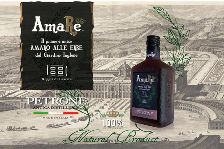  Il 13 giugno alla Reggia di Caserta la Distilleria Petrone presenta AmaRè, il primo liquore realizzato con le erbe del Real Giardino Inglese