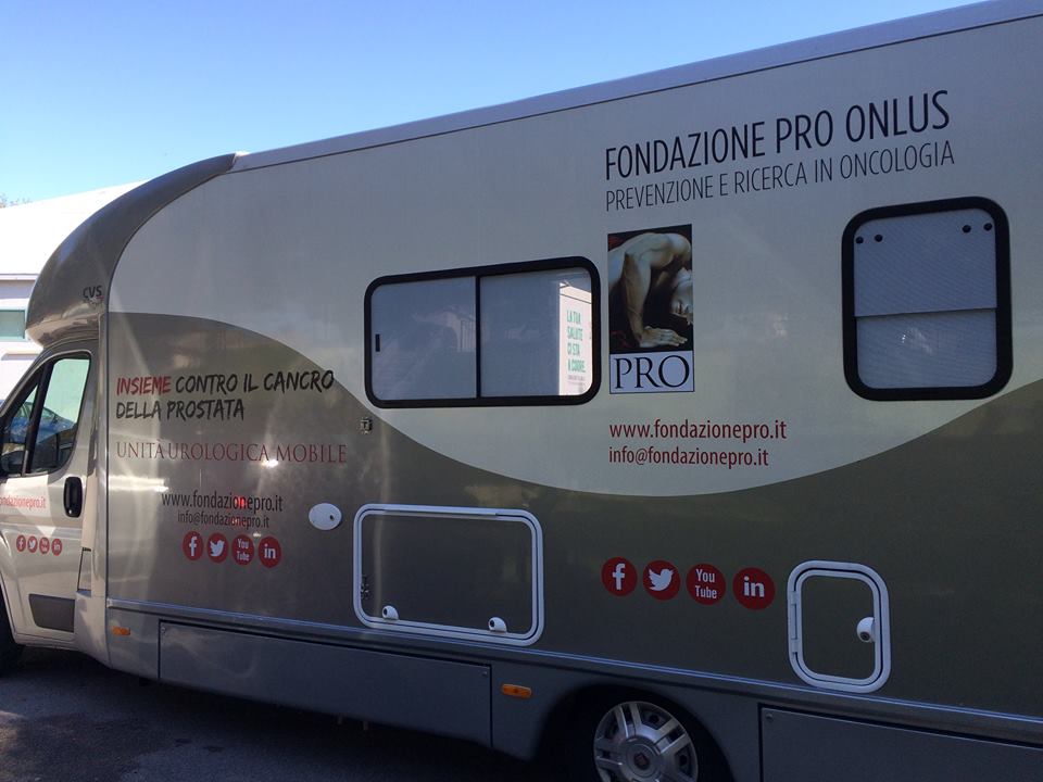  All’ Atelier della Salute visite urologiche gratuite con il Camper della Fondazione PRO