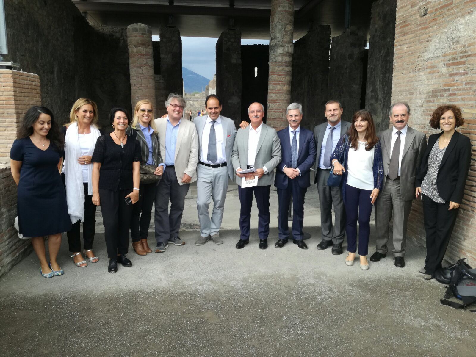  La VII Commissione del Senato in visita a Pompei