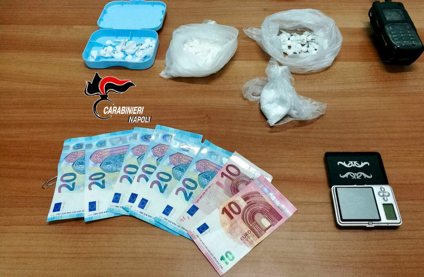  Pomigliano D’Arco: carabinieri arrestano pasticciere con un etto di cocaina