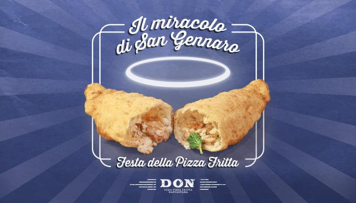  San Gennaro fa il miracolo a Trastevere Da “DON” è festa con la Pizza Fritta