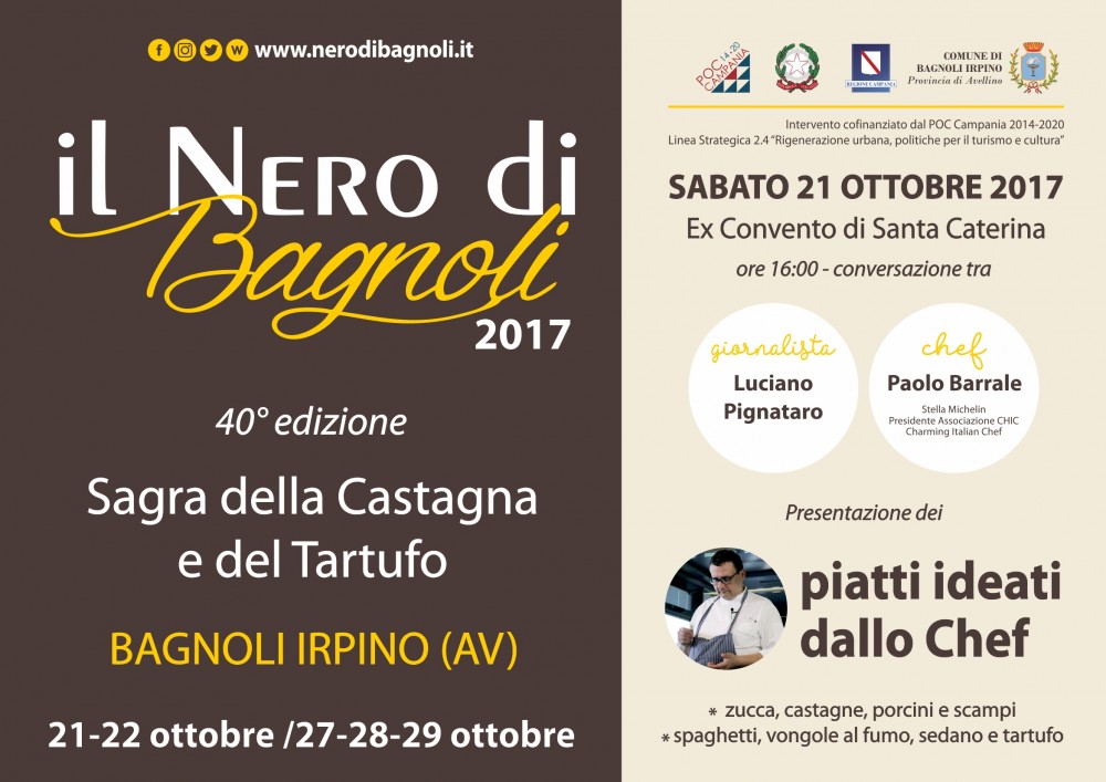  Il Nero di Bagnoli Irpino (Avellino): protagoniste da domani tartufo e castagne