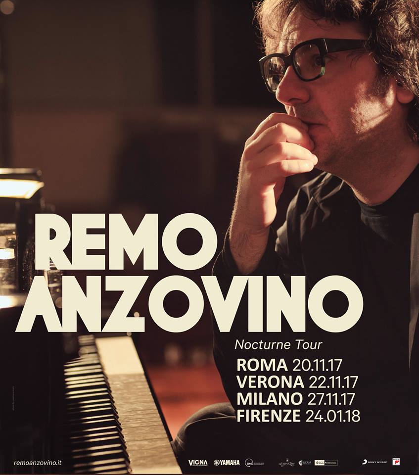  Lunedì 20 novembre al via il tour nei teatri d’Italia del pianista, compositore e avvocato Remo Anzovino