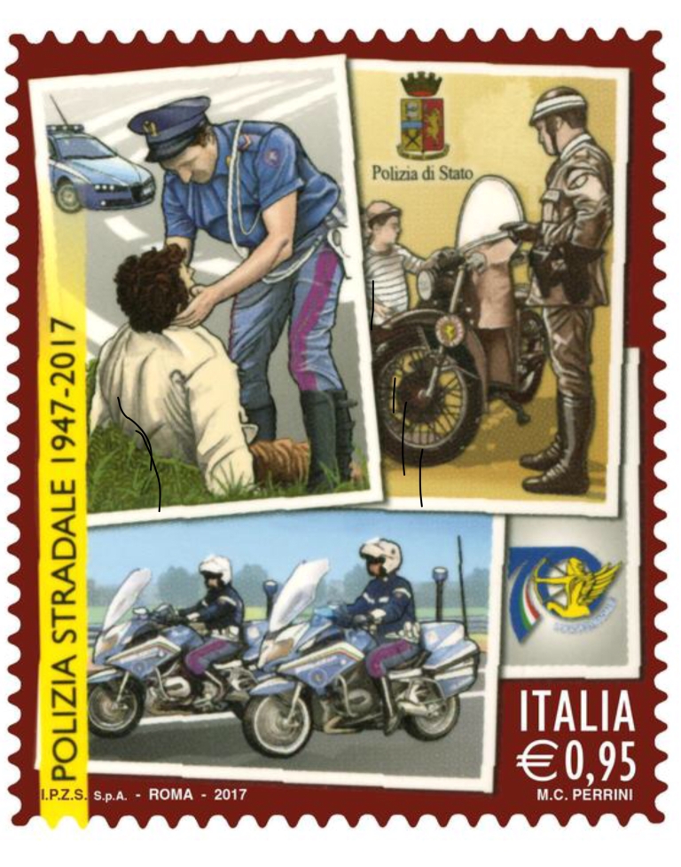  70° anniversario della fondazione della Polizia Stradale