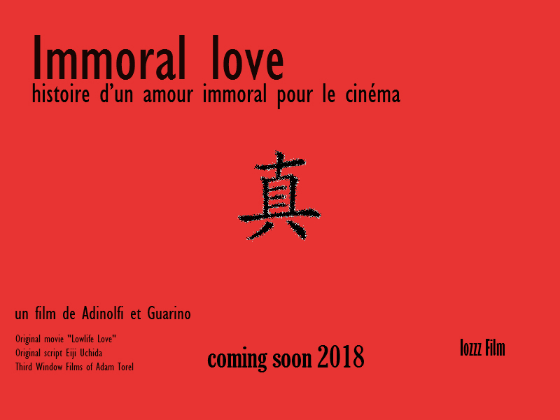  ‘Immoral love’: il 16 novembre primo ciak  del remake del film giapponese ‘Lowlife Love’ girato a Napoli