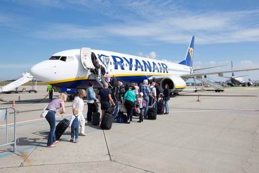 Ryanair: a ottobre il traffico cresce dell’8 per cento con 11,8 milioni di clienti