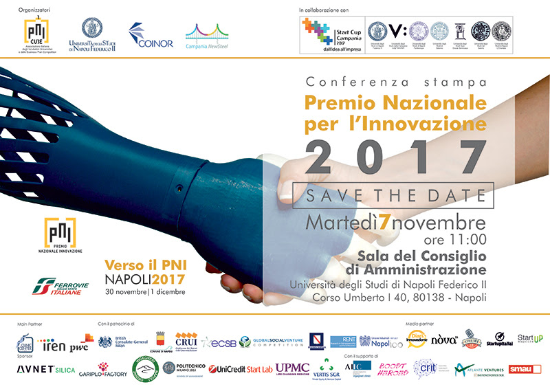  Premio Nazionale per l’Innovazione, a Napoli l’edizione 2017