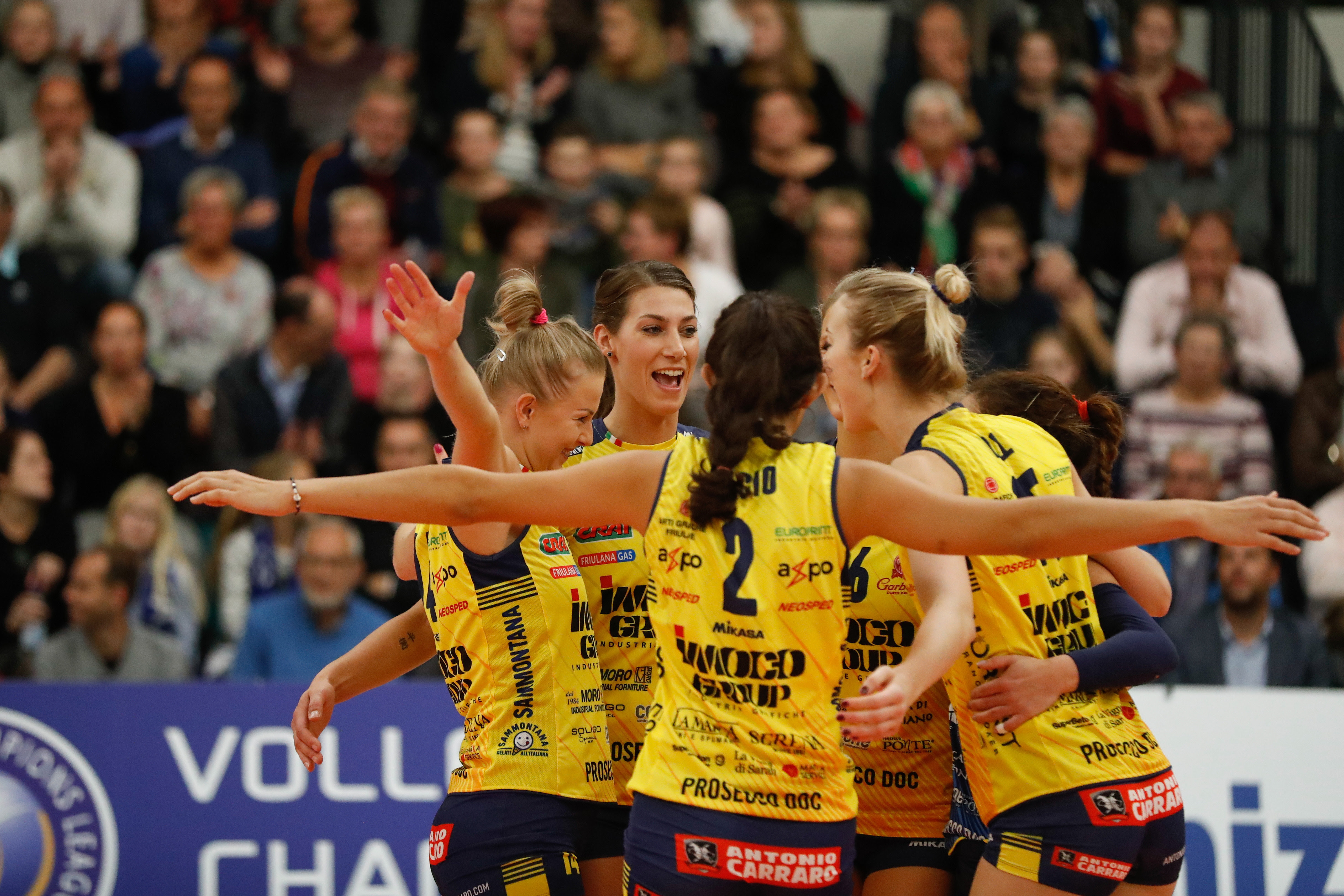  CEV Volleyball Champions League: l’Imoco Volley vince 3-0 in Olanda