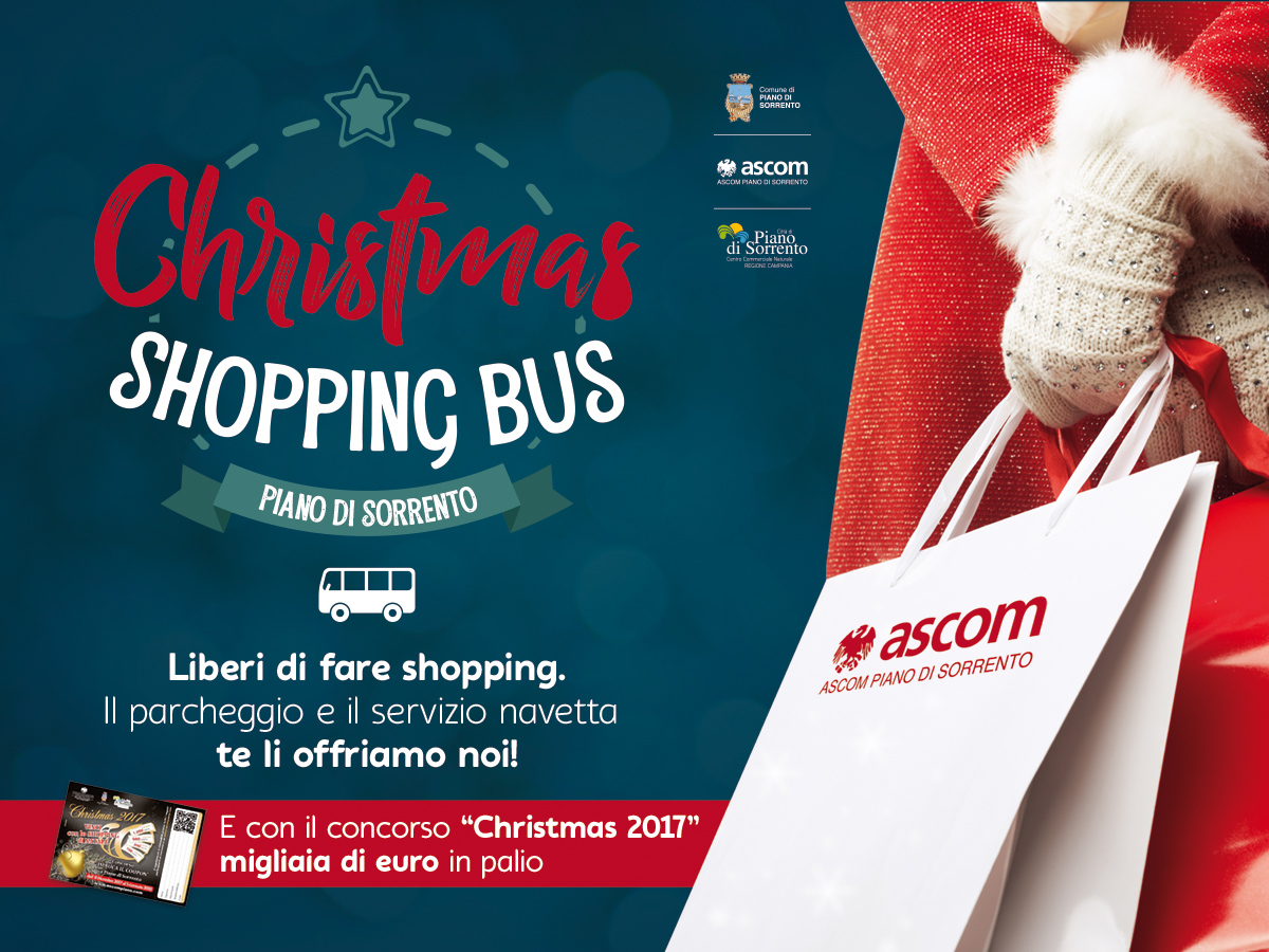  “Christmas Shopping Bus”: gratuiti parcheggio e transfer a Piano di Sorrento