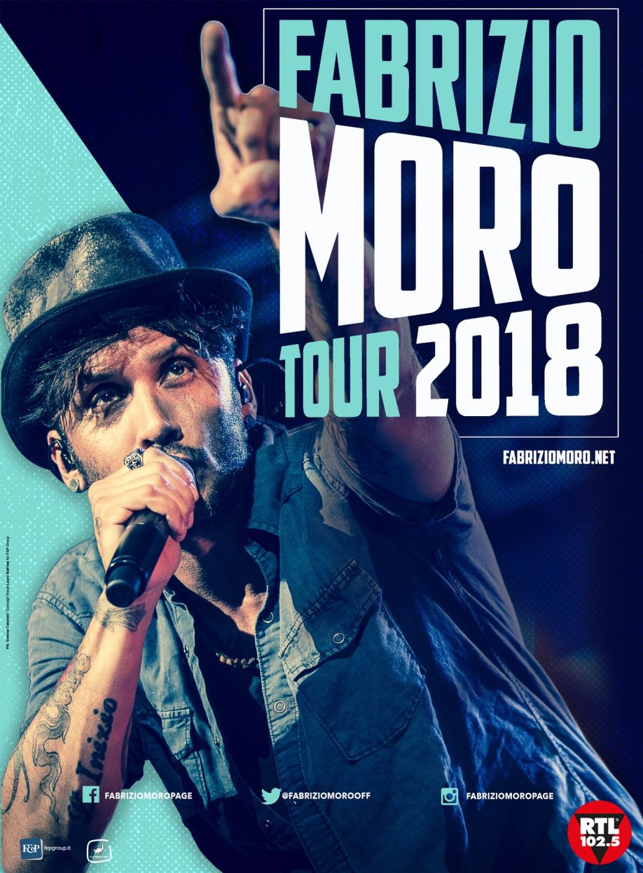  Fabrizio Moro, dal 13 luglio al via il tour estivo