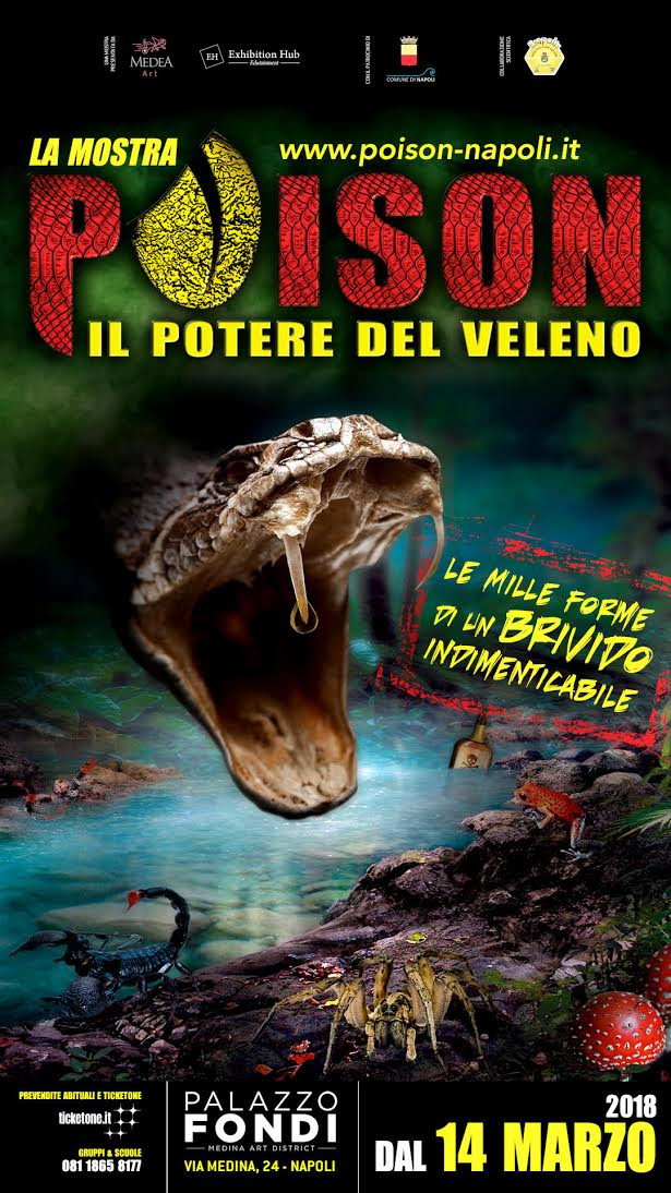  Arriva a Napoli la mostra internazionale  “Poison – il potere del veleno” per la prima volta in Italia