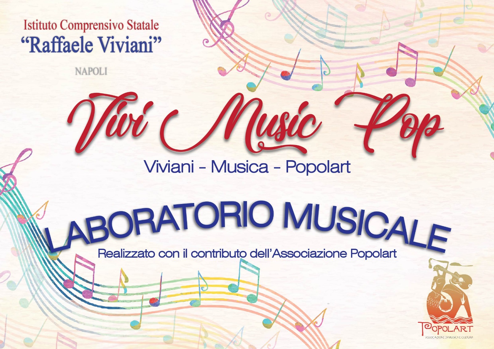  L’Associazione Popolart e l’I.C.S. “R. Viviani” insieme per la “Settimana nazionale della musica a scuola” 