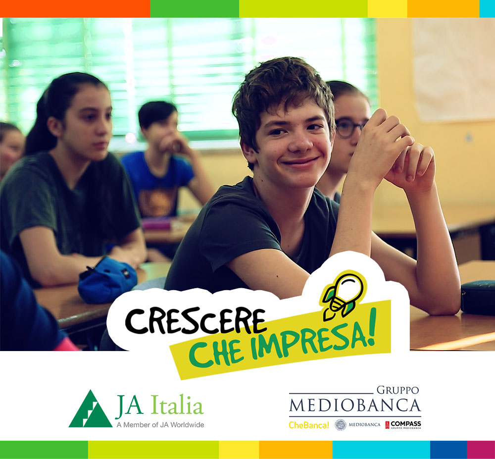  Nel mese dell’educazione finanziaria  JA Italia e Gruppo Mediobanca presentano “Crescere che impresa!”