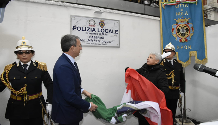  Nola, Il Ministro Costa Intitola il Comando della polizia Locale, all’eroe “Michele Liguori”
