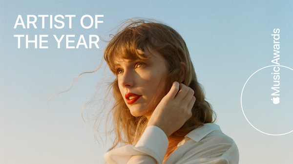  Taylor Swift è Artista dell’Anno 2023 di Apple Music