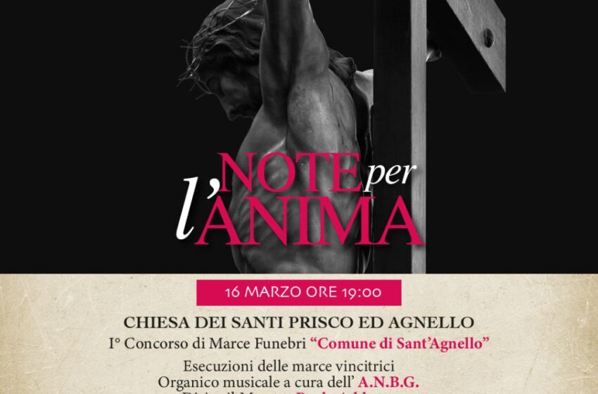  Sant’Agnello, la prima edizione del Concorso nazionale “Note per l’Anima”