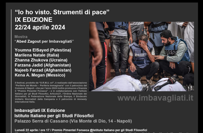  A Napoli l’edizione 2024 del Premio Pimentel Fonseca, “Imbavagliati”
