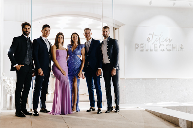  L’Atelier Pellecchia presenta la collezione 2024 di abiti da sposo uomo e cerimonia uomo e donna domenica 5 maggio con una esclusiva sfilata open air