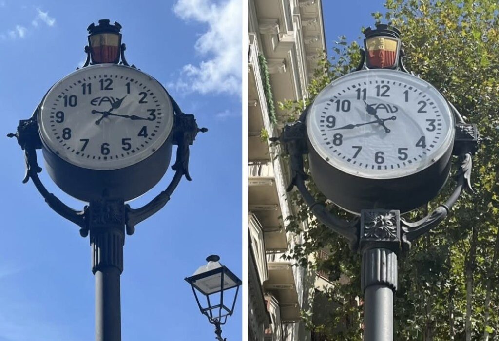 Vomero, orologio di piazza Vanvitelli: ancora da riparare